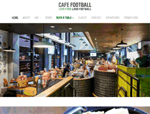 Tablet Screenshot of cafe-football.com